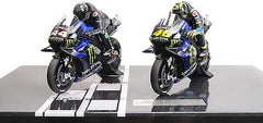 Yamaha YZR-M1 Ride Swap formula 1 / MotoGP Valencia Dec 2019 Set Doppio Moto - Lewis Hamilton e Valentino Rossi 1:12 - 59965
