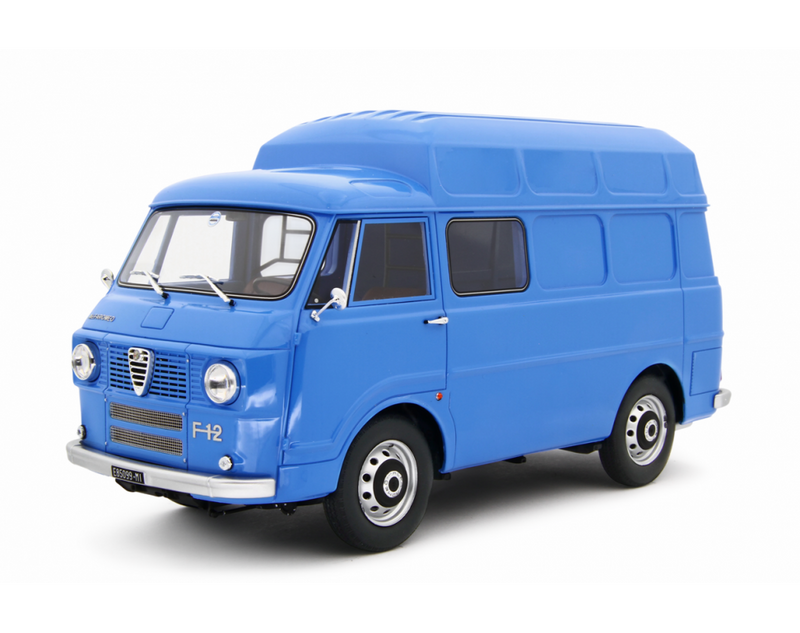 Alfa Romeo F12 Autocarro Tetto Sopralzato 1967 Blu 1:18-1