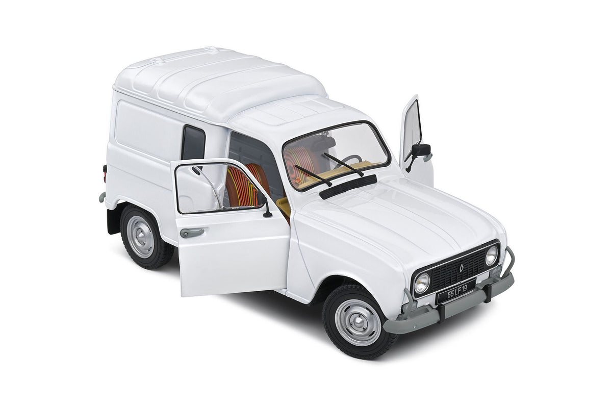 Renault R4F4 Fourgonette 1975 White 1:18
