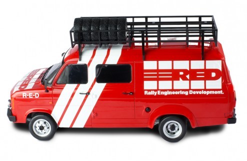 Ford Transit MK II R.E.D Rallye Assistance 1985 1:18 - 60078