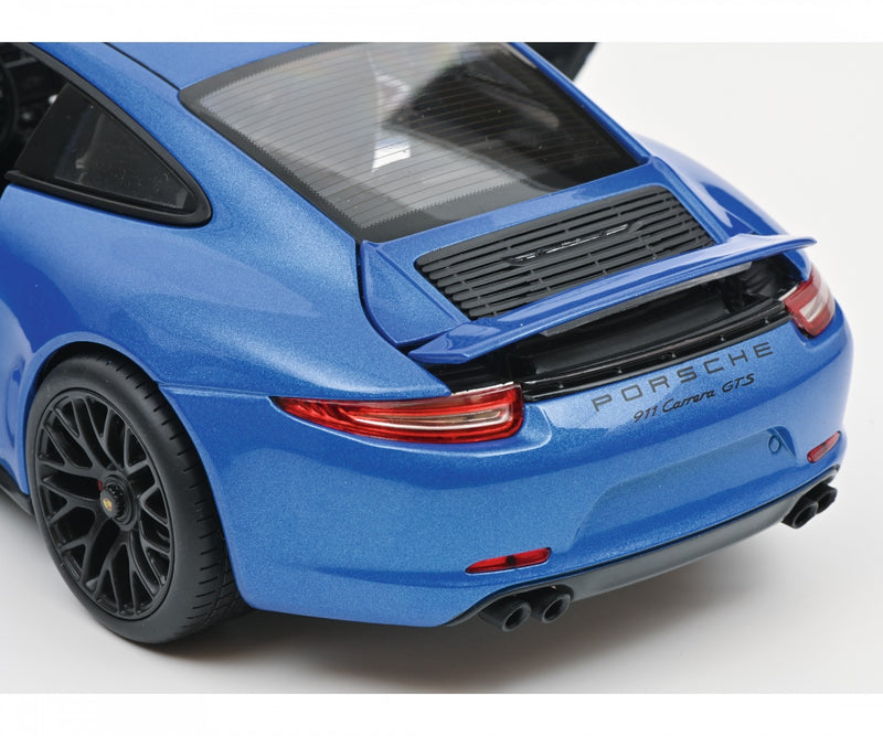 Porsche 911 (991) Carrera GTS Coupe 2014 blue metallic 1:18 - 60183