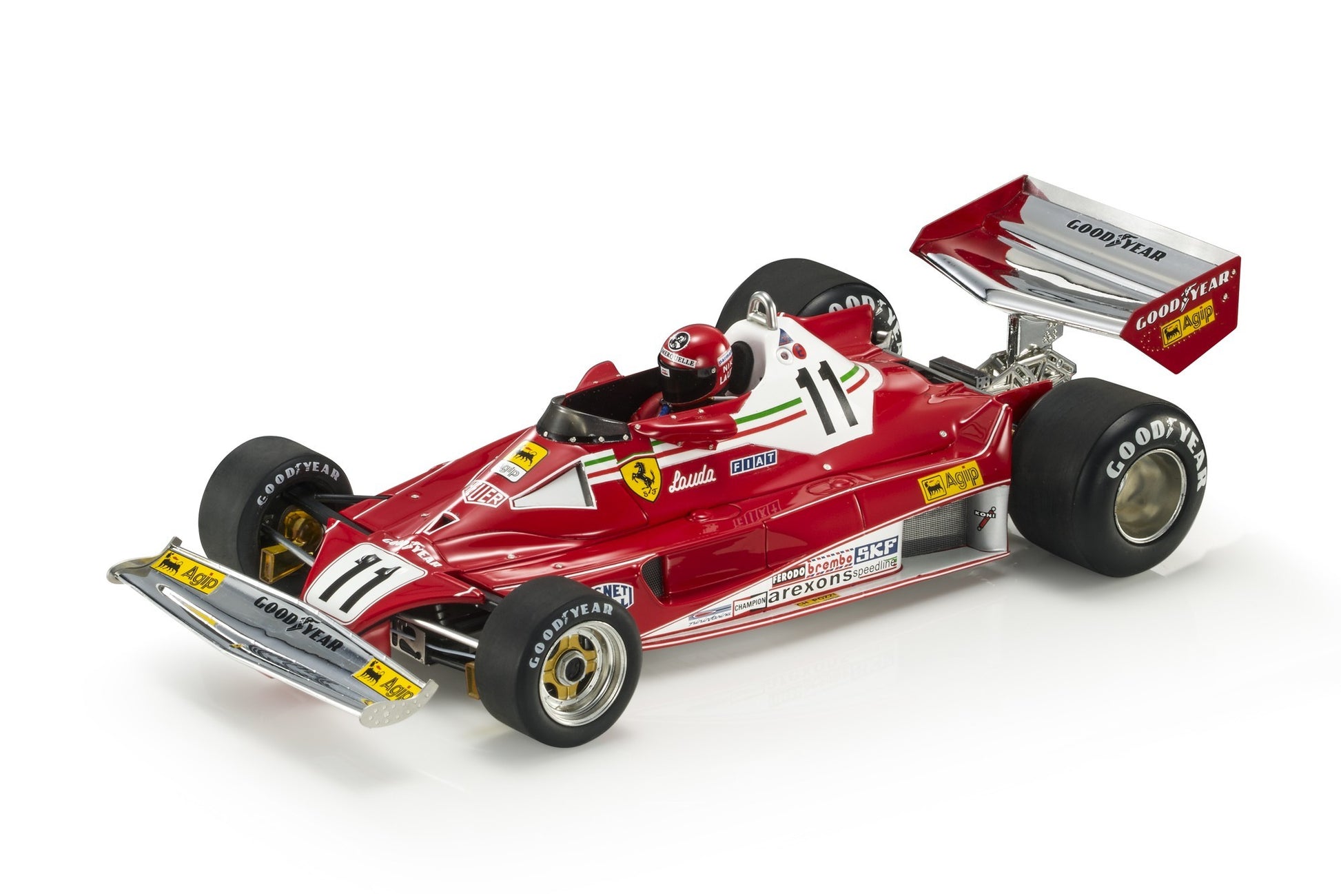 Ferrari 312 T2 2nd Monaco GP 1977 Niki Lauda with driver 1:18 - 60332