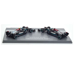 Mercedes-AMG Petronas Formula One Team 44 F1 W12 E Performance 2nd & 6th Abu Dhabi GP 2021 Set 2 Cars Hamilton + Bottas 1:43 - 60370