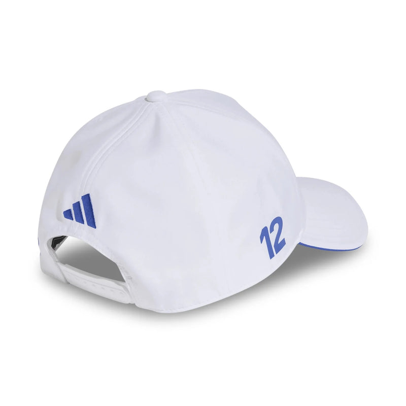 Kimi Antonelli Mercedes AMG F1 2026 Team Baseball Cap Adidas White-2
