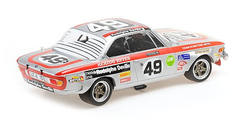 BMW 2800 CS Team Schnitzer Motul 24H Spa Francorchamps 1972 Herzog - Heyer 1:18 - 60422