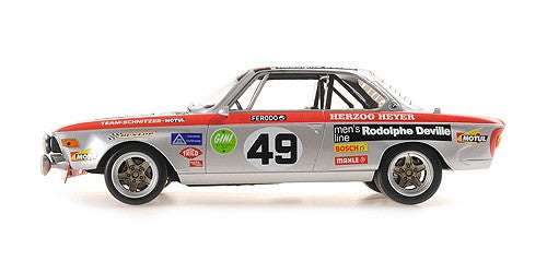 BMW 2800 CS Team Schnitzer Motul 24H Spa Francorchamps 1972 Herzog - Heyer 1:18 - 60423