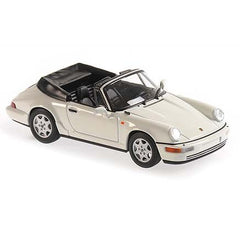 Porsche 911 Carrera 4 Cabriolet 1990 white 1:43 - 60443