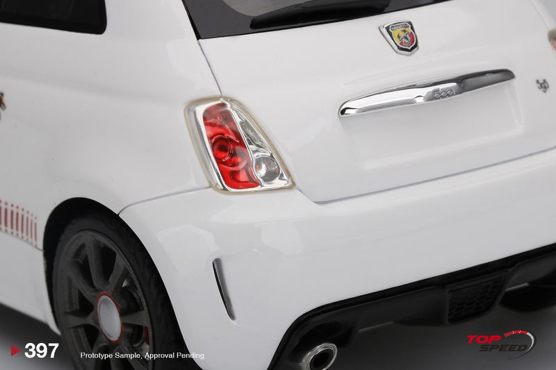 Abarth 595 Gara 2011 White 1:18 - 60533