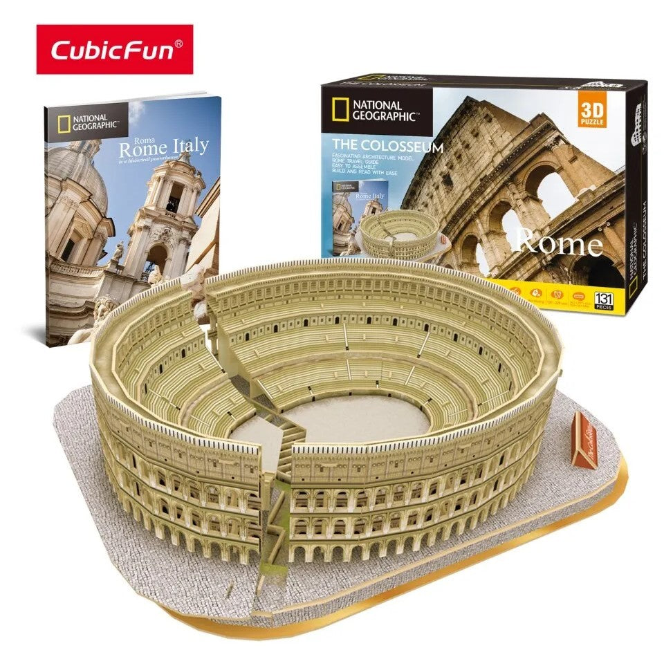 Colosseo Roma Cubic Fun 3D Puzzle 9 cm h National Geografic - 60540