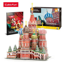 Cattedrale di San Basilio Mosca Cubic Fun 3D Puzzle 37 cm h National Geografic - 60580