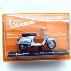 Vespa Piaggio 125 ET3 Japan 1976 Silver Blu 1:18 - 61966