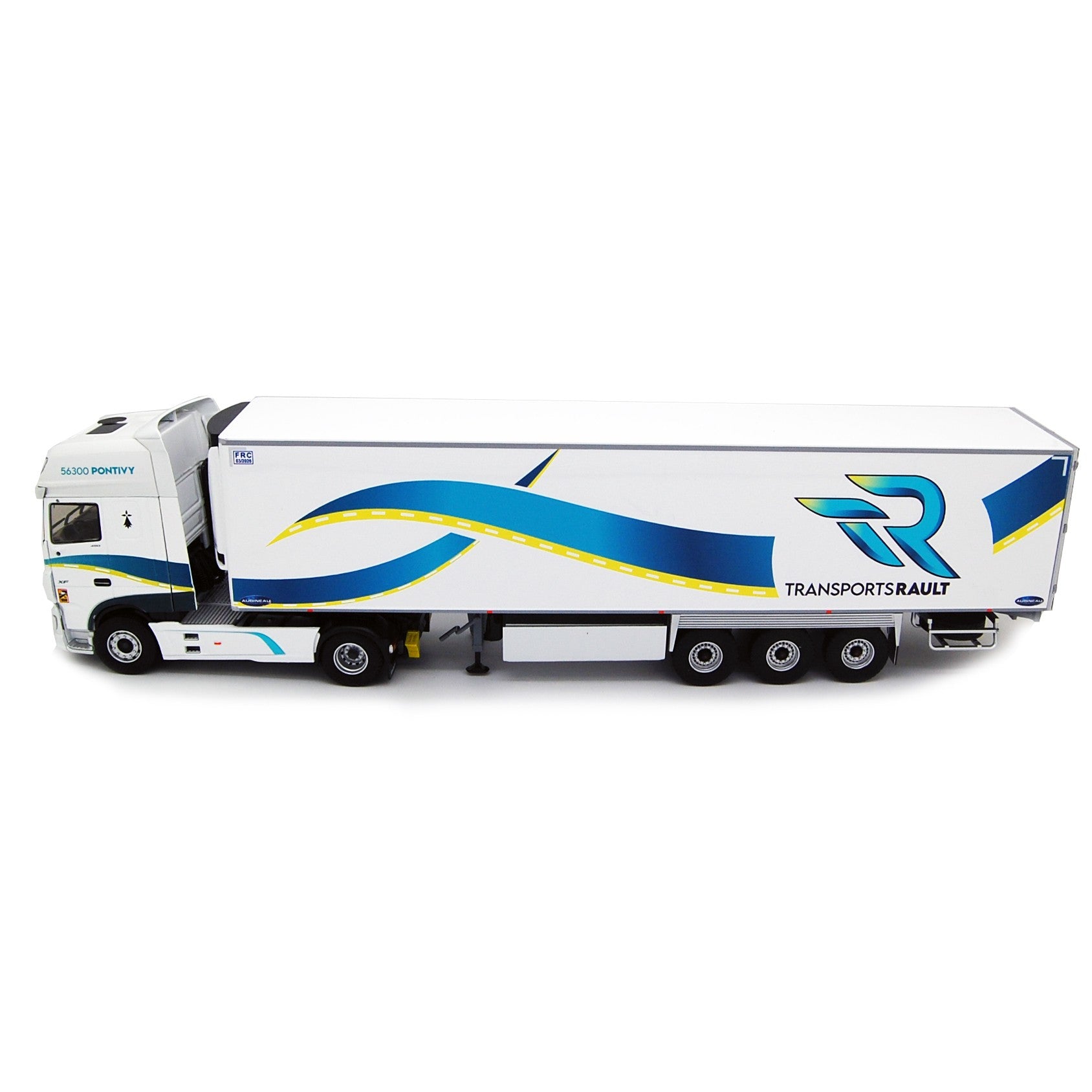DAF XF480 Superspace Truck Semi Frigo 2017 "Rault Transports" 1:43 - 62205