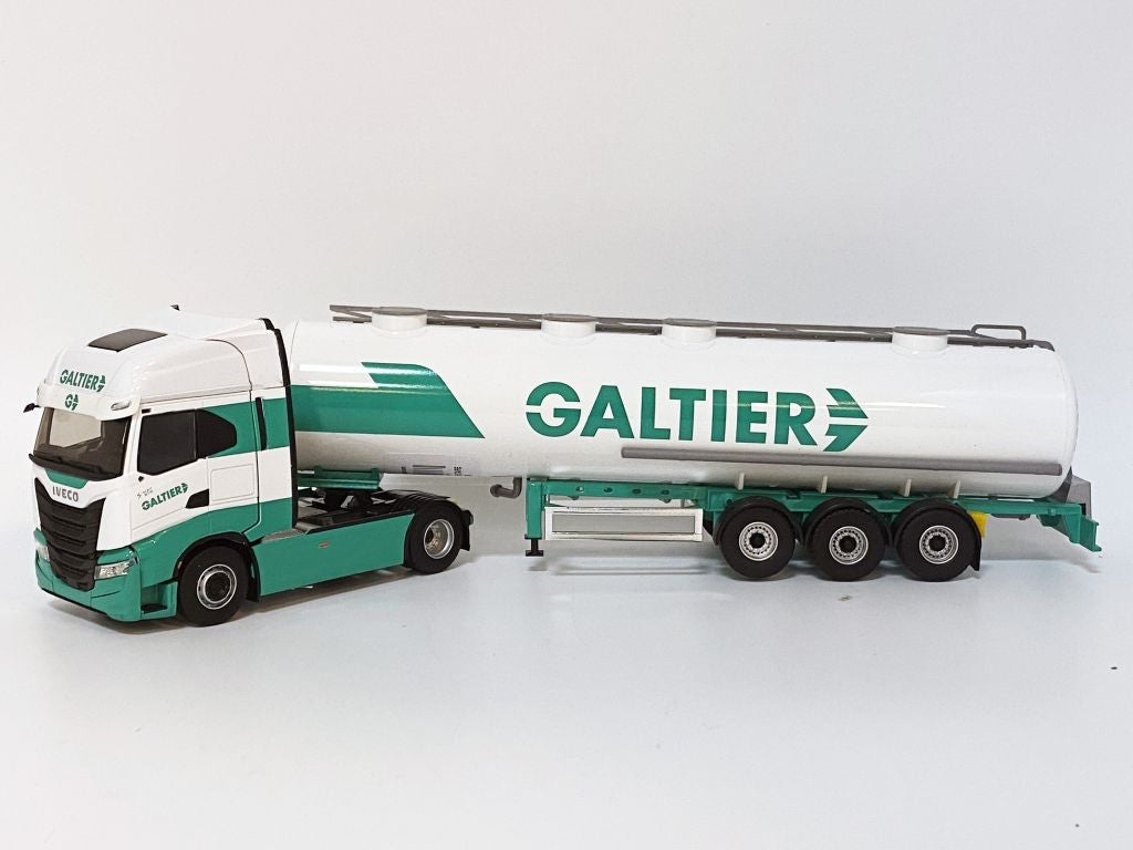 Iveco Stralis S-Way S510 Cisterna Ribaltabile 2019 "Galtier Transports" 1:43 - 62231