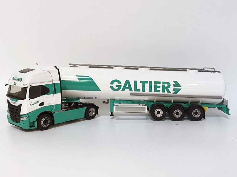 Iveco Stralis S-Way S510 Cisterna Ribaltabile 2019 "Galtier Transports" 1:43 - 62231