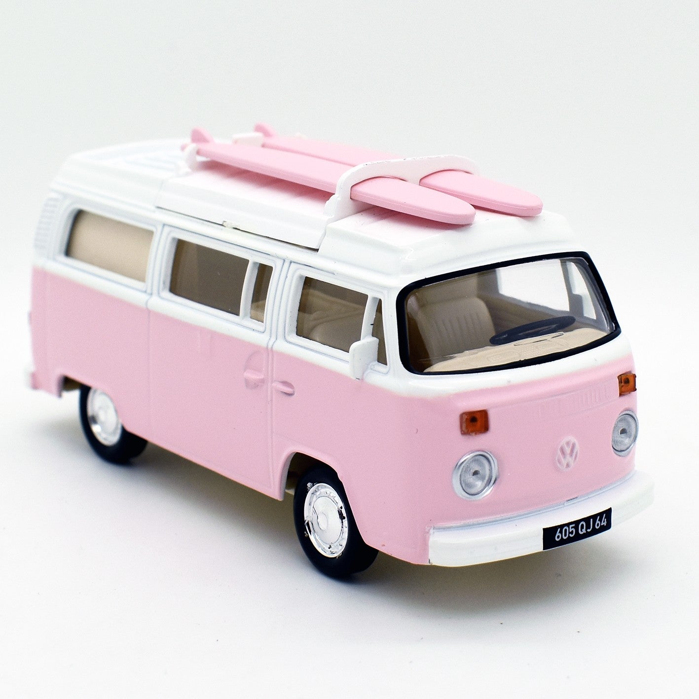 Volkswagen T2 Combi 1975 With Surf Pink 1:43 - 62703