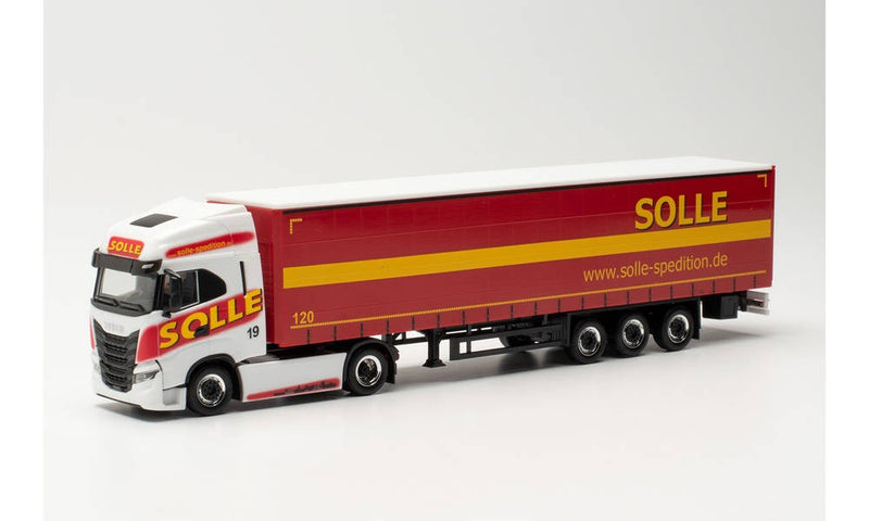 Iveco S-Way Semirimorchio Telonato "Solle Spedition" 1:87 - 62737