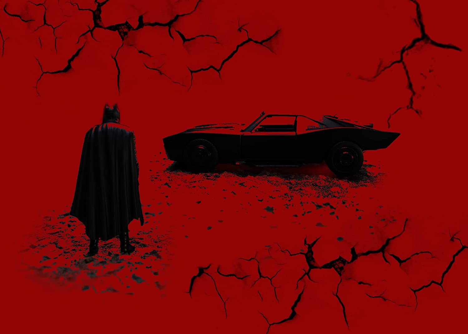 Batmobile 2022 with Batman Figure 1:18 - 63219