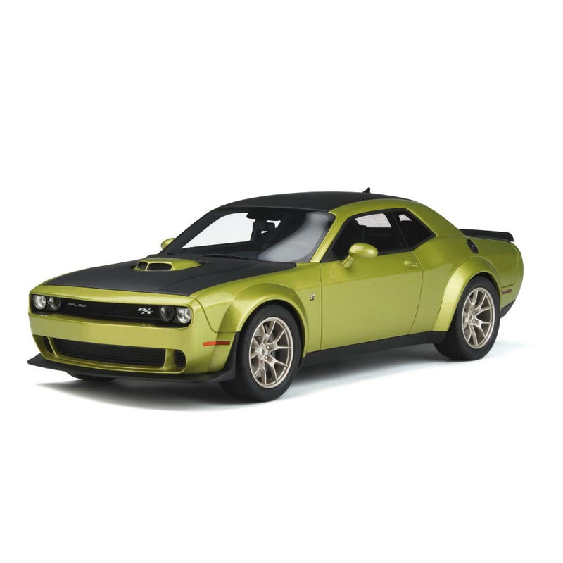 Dodge Challenger R/T Scat Pack Widebody 2020 green metallic / black 1:18 - 63455