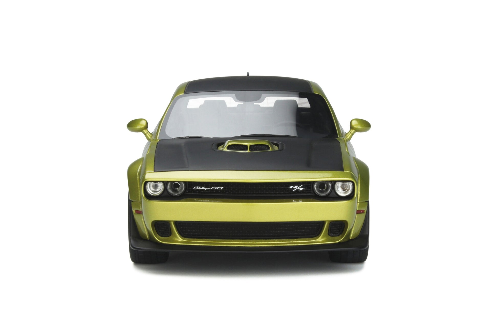 Dodge Challenger R/T Scat Pack Widebody 2020 green metallic / black 1:18 - 63459