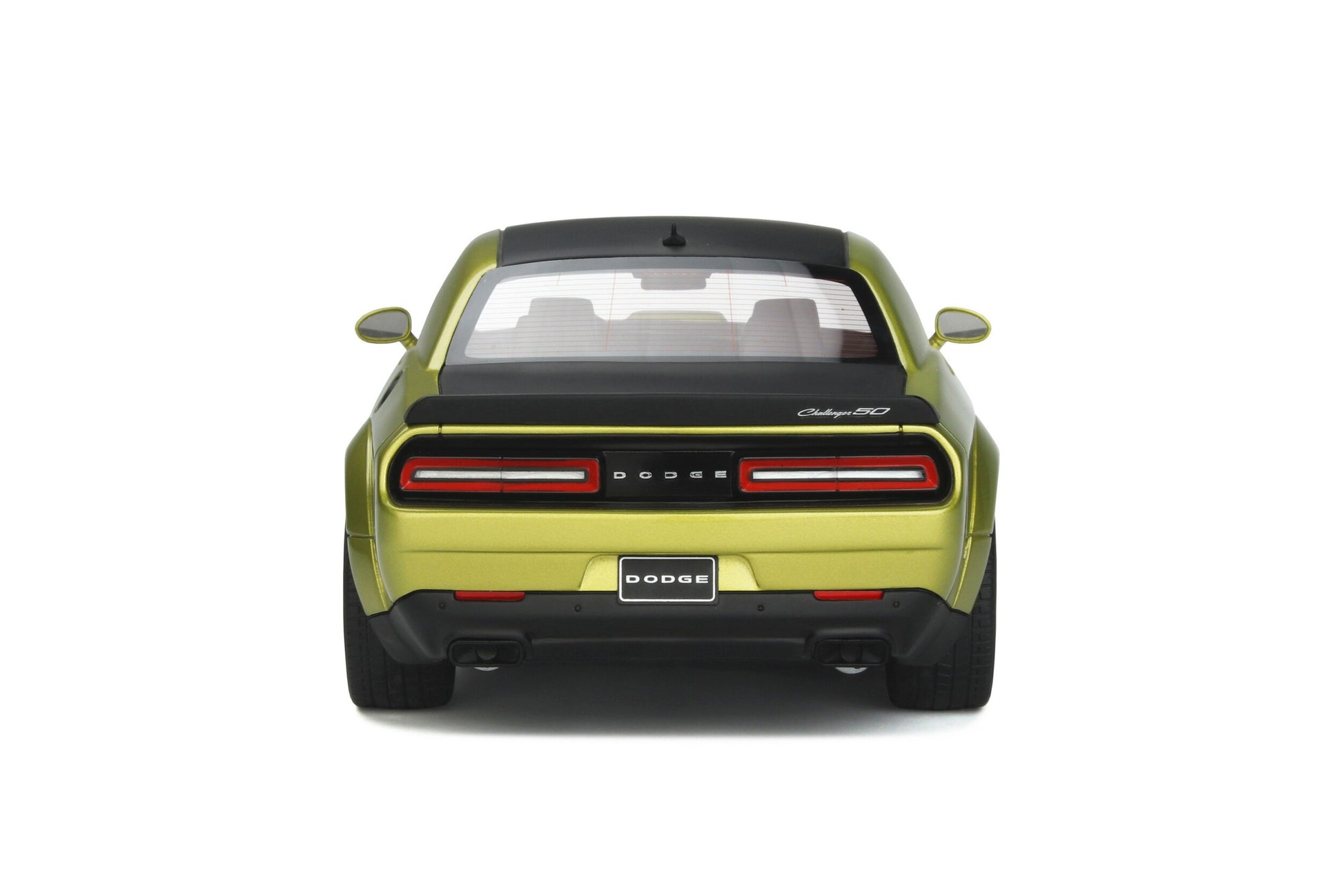 Dodge Challenger R/T Scat Pack Widebody 2020 green metallic / black 1:18 - 63460