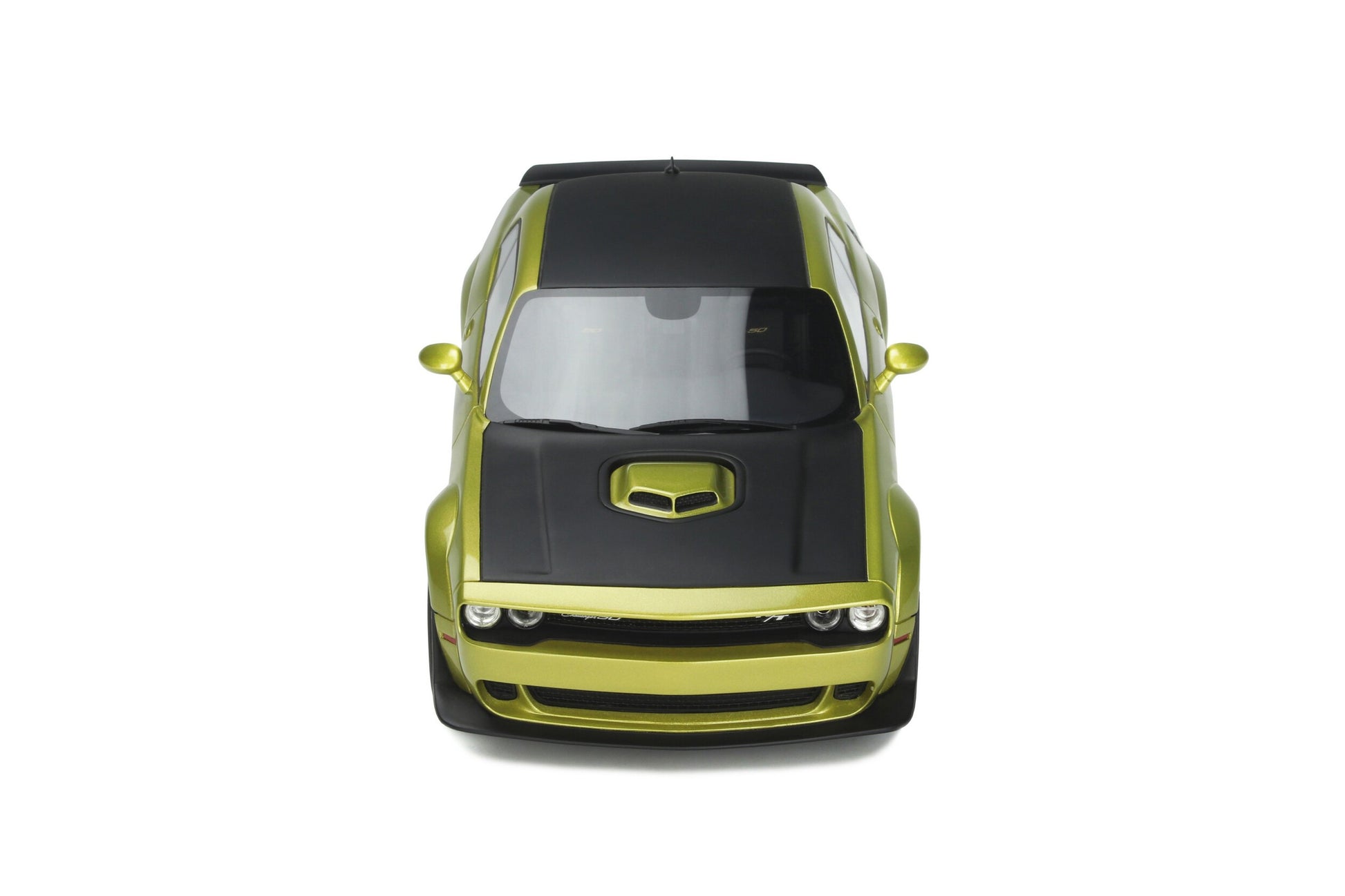 Dodge Challenger R/T Scat Pack Widebody 2020 green metallic / black 1:18 - 63463