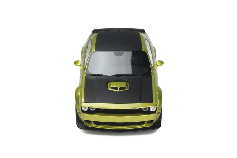 Dodge Challenger R/T Scat Pack Widebody 2020 green metallic / black 1:18 - 63463