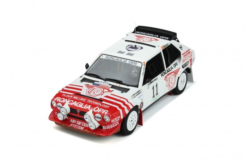 Lancia Delta S4 Gr.B 1986 Team Roncaglia Night Version Rally Olimpus P. Alessandrini - A. Alessandrini 1:18 - 63990