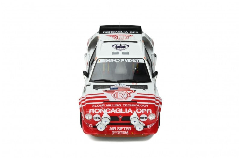 Lancia Delta S4 Gr.B 1986 Team Roncaglia Night Version Rally Olimpus P. Alessandrini - A. Alessandrini 1:18 - 63992