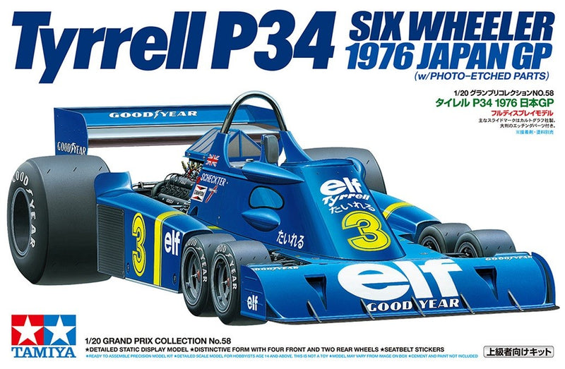 Tyrrel Ford P34 Japan Gp 1977 Kit 1:20 - 64192
