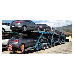 Nastro tensore con cricchetto per bisarca gancio singolo - 3200 Kg - 5x250 cm - 64207