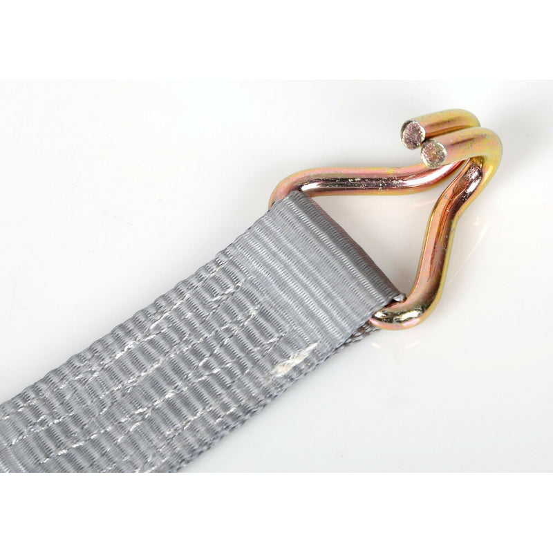 Nastro tensore con cricchetto per bisarca gancio singolo - 3200 Kg - 5x250 cm - 64208