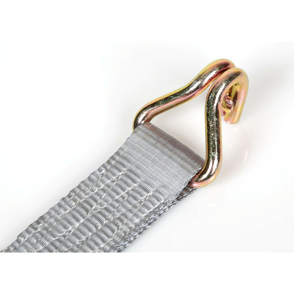 Nastro tensore con cricchetto per bisarca gancio singolo - 3200 Kg - 5x250 cm - 64209