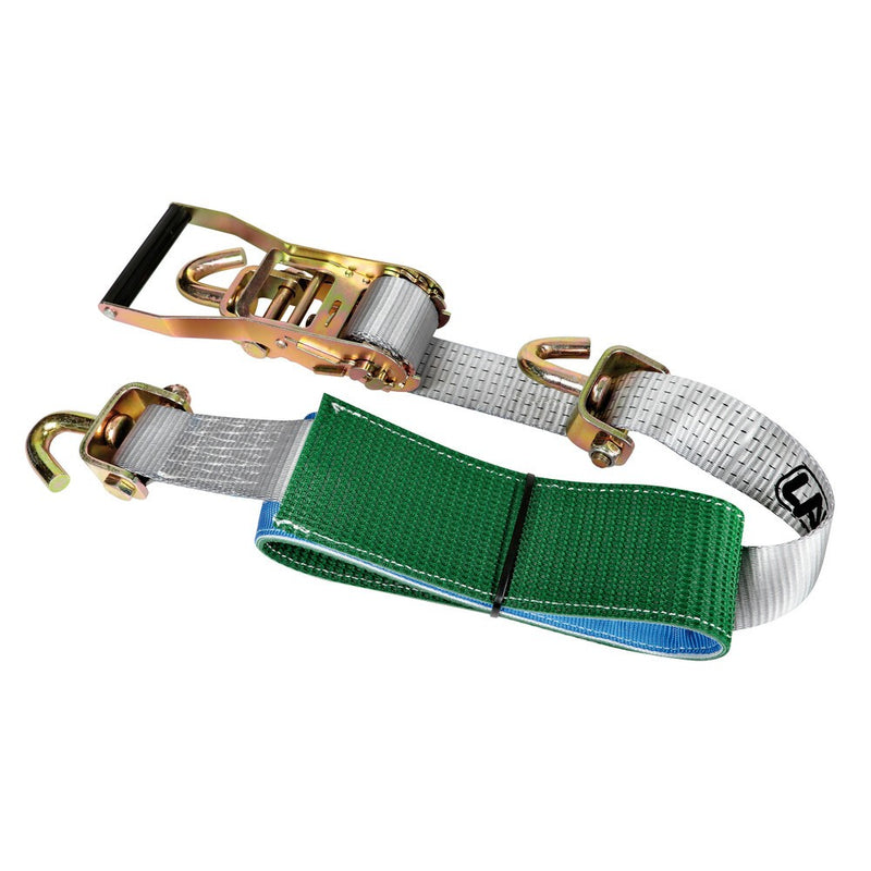 Nastro tensore con cricchetto per bisarca gancio girevole - 5000 Kg - 5x250 cm - 64251