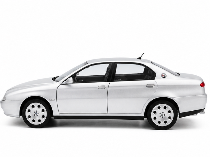 Alfa Romeo 166  2.0 V6 Turbo 1998 Silver 1:18-3