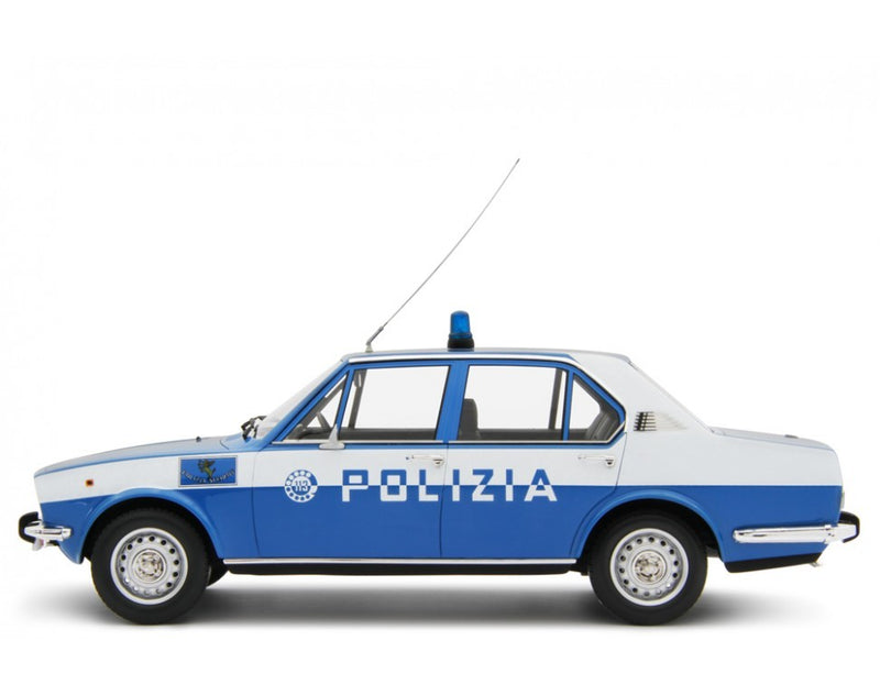 Alfa Romeo Alfetta 1.8 1975 "Polizia Stradale" Scudo Largo Azzurro 1:18 - 64379