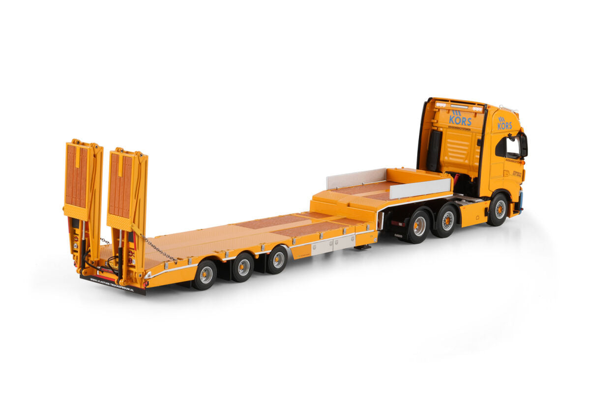 IvecoS-WAY AS High 2024 Twin Steer + Low Loader Kors Hoogwerksystemen 1:50-2