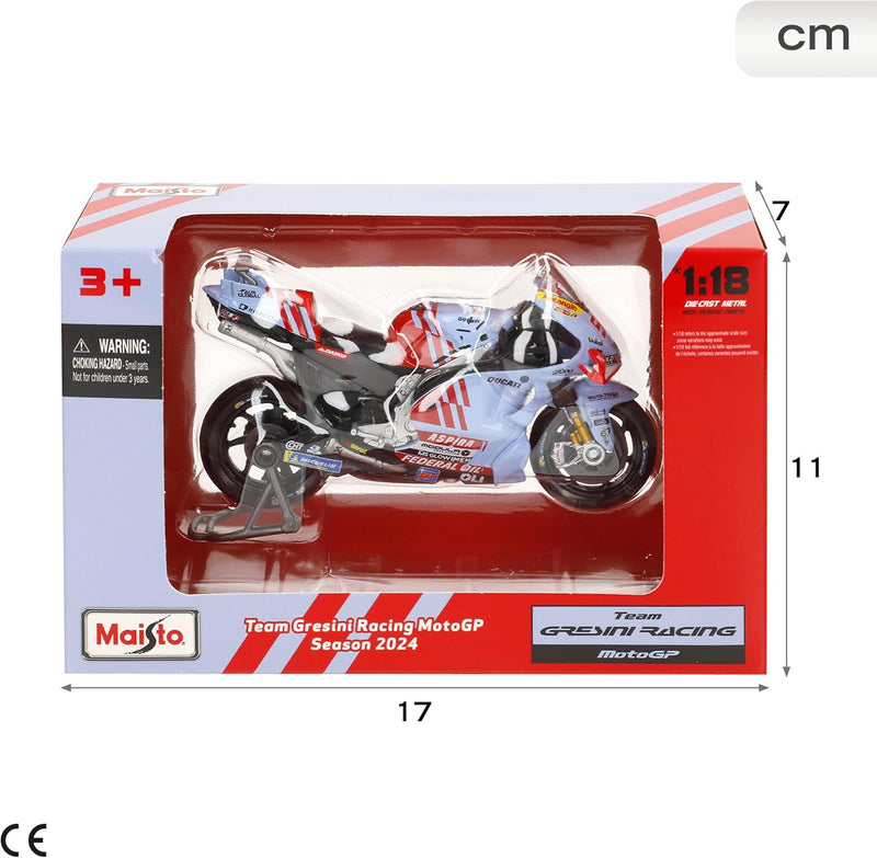 Ducati Desmosedici GP23 Gresini Racing MotoGp 2024 Marc Marquez 1:18-7
