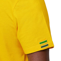 Ayrton Senna T-shirt F1 Yellow Official - 64615