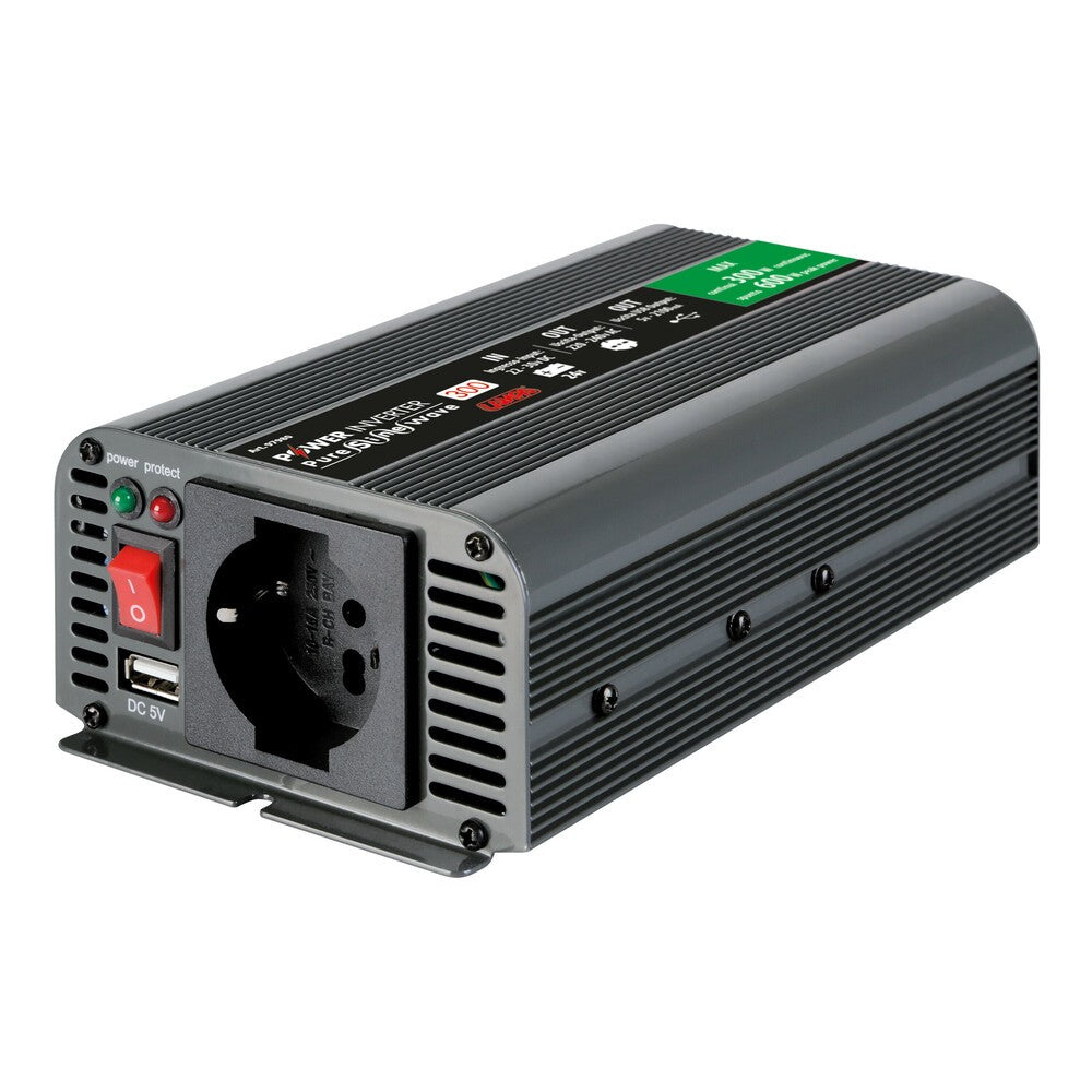Power Inverter PSW300 Trasformatore a onda sinusoidale pura 24V - 230V - 64743
