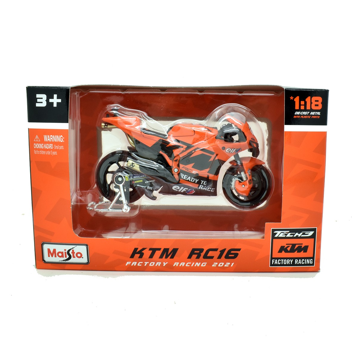 Red Bull Tech 3 KTM RC16 Factory Racing Moto GP 2021 Iker Lequona 1:18 - 64871