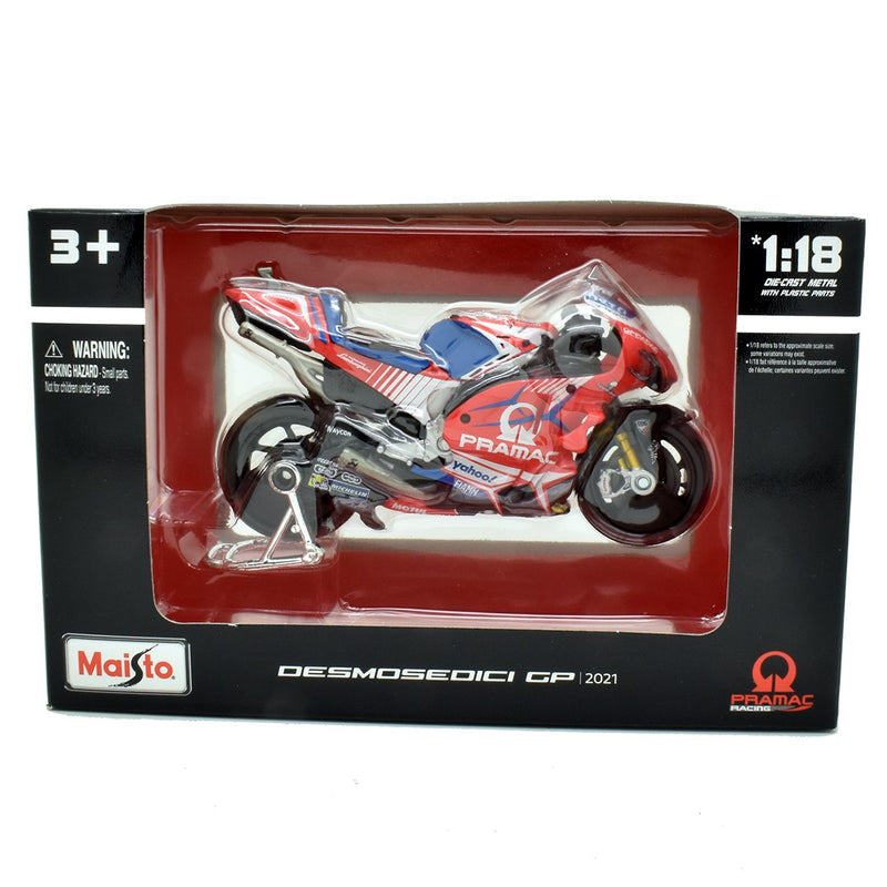 Pramac Racing Ducati Desmosedici Moto Gp 2021 Johann Zarco 1:18 - 64899