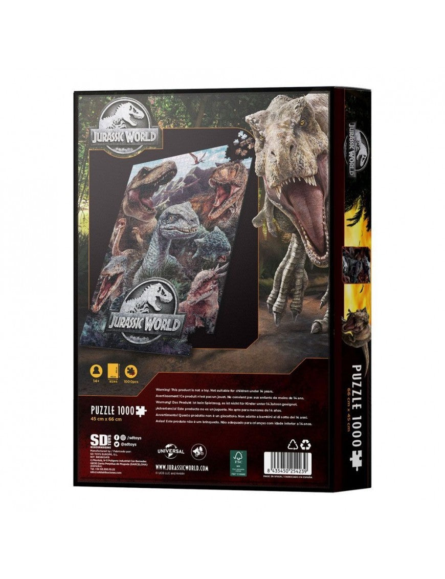 Jurassic World Puzzle Poster 1000pz - 64972
