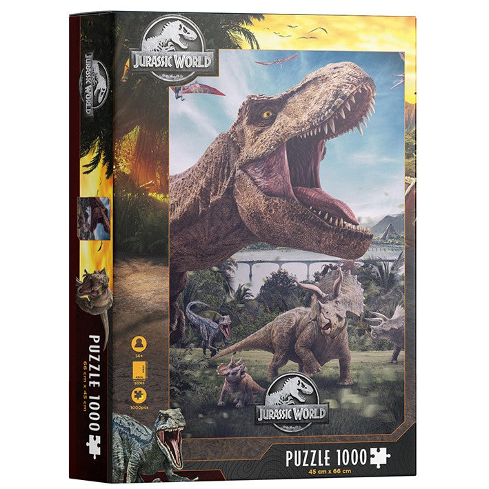 Jurassic World Puzzle T-Rex Poster 1000pz - 64979