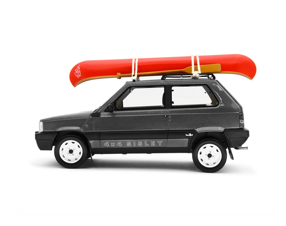 Canoa Fiat Panda 4x4 Sisley 1987 1:18 - 65097