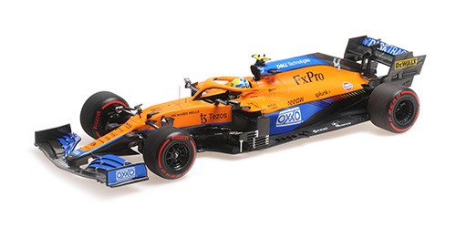 McLaren Mercedes MCL35M F1 Pole Position & 7th Russian GP 2021 Lando Norris 1:18 - 65254