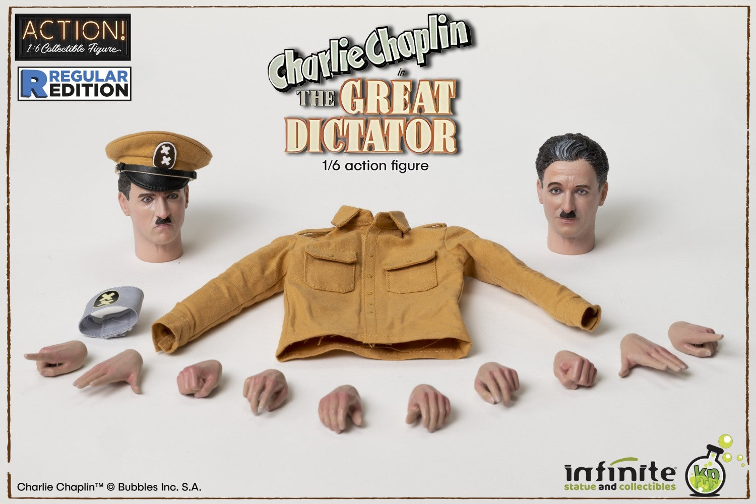 Charlie Chapline The Great Dictator Deluxe Edition Action Figure Limited Edition Statue  1:6 - 65321