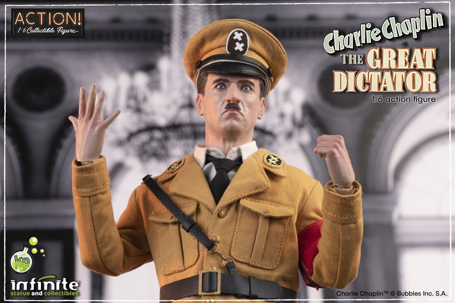 Charlie Chapline The Great Dictator Deluxe Edition Action Figure Limited Edition Statue  1:6 - 65325