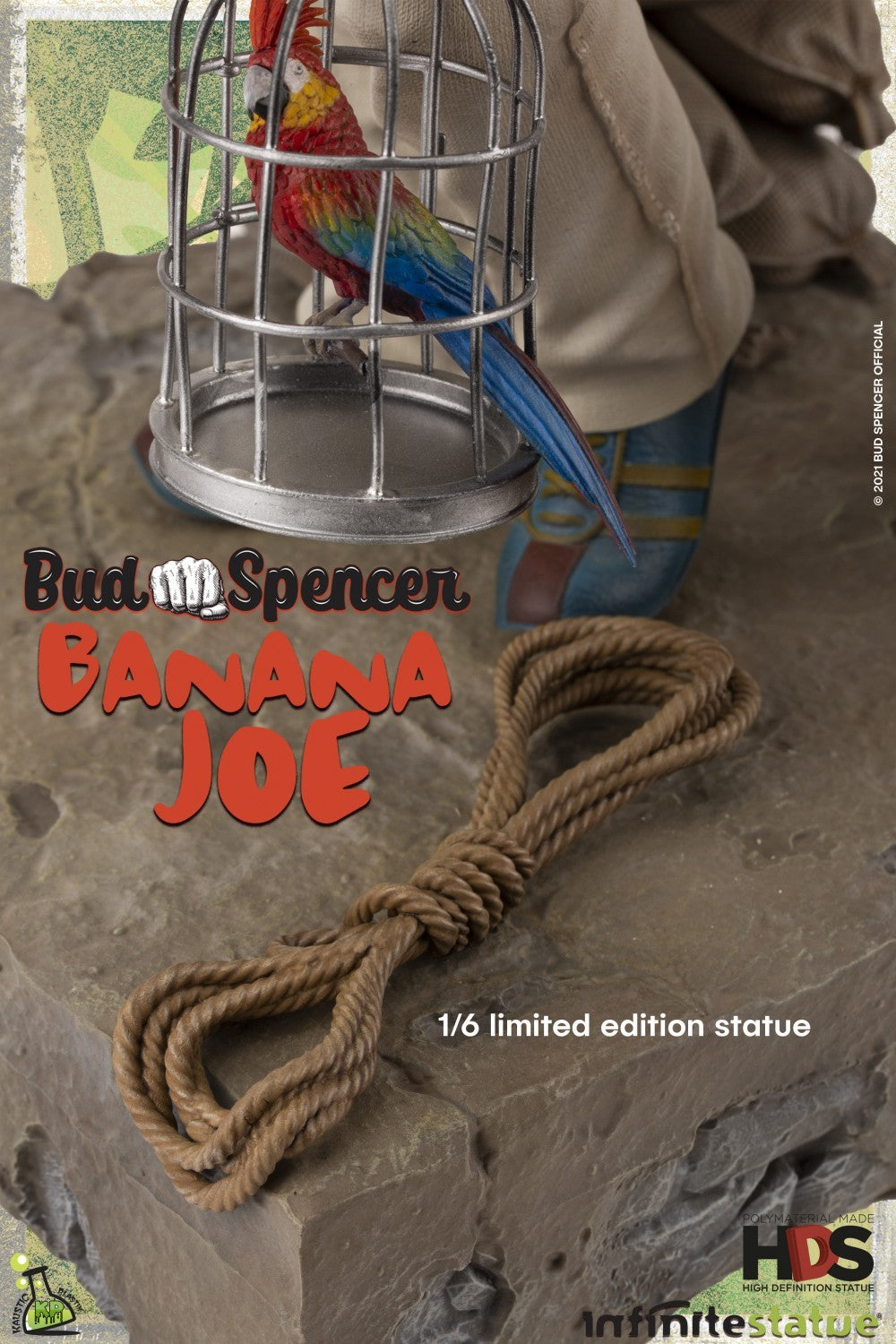 Bud Spencer as Banana Joe Statue Old&Rare Statue 1:6 - 65342