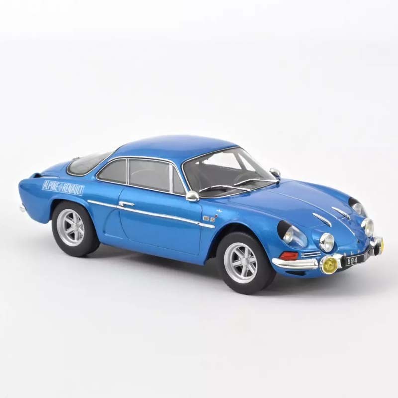 Alpine Renault A110 1600S 1972 Blue Metallic with deco 1:18 - 65393