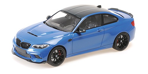 BMW M2 CS (F87) Coupé 2020 Blue Metallic / Carbon 1:18 - 65515